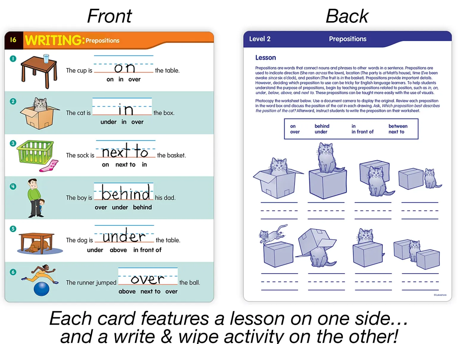 English Language Development Activity Cards - Level 2