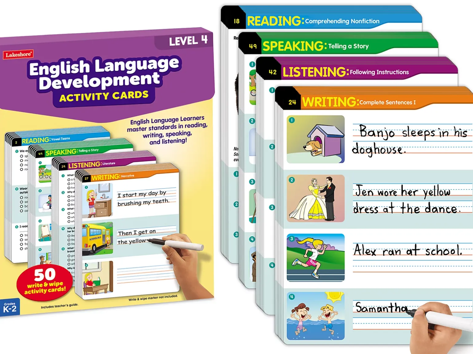 English Language Development Activity Cards - Level 4