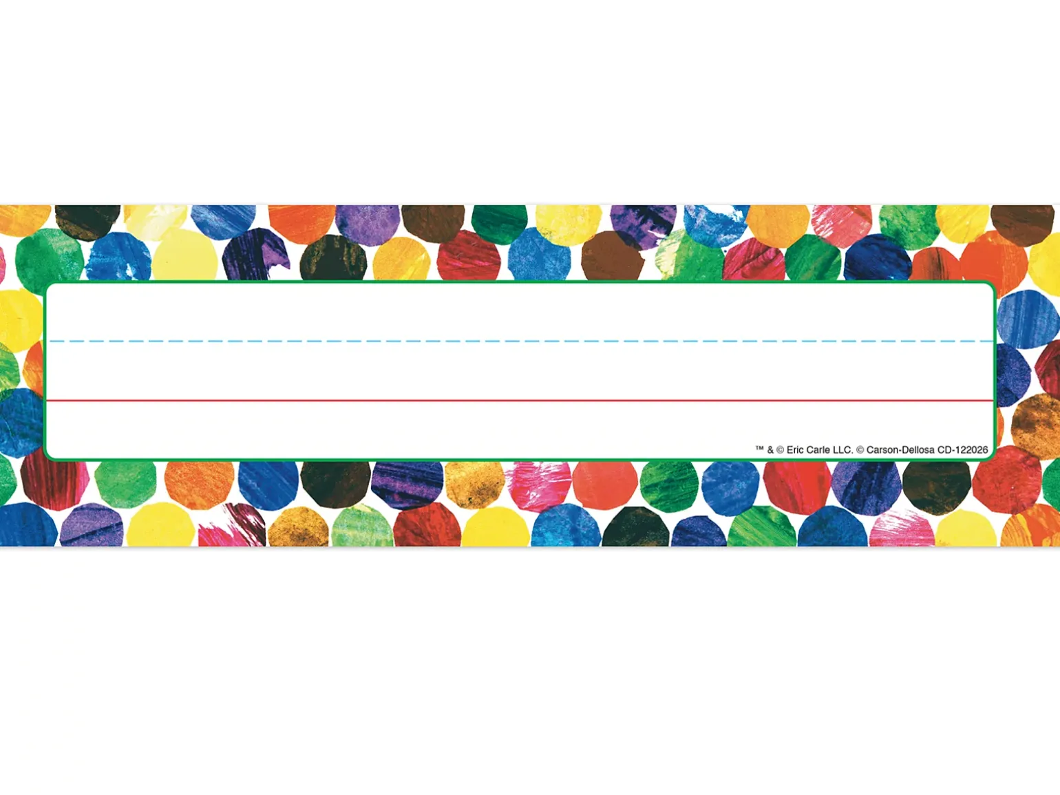 Eric Carle Dotted Nameplates