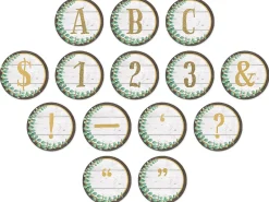 Eucalyptus Circle 3 1/2" Punch-Out Letters