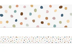 Everyone Is Welcome Painted Dot Border