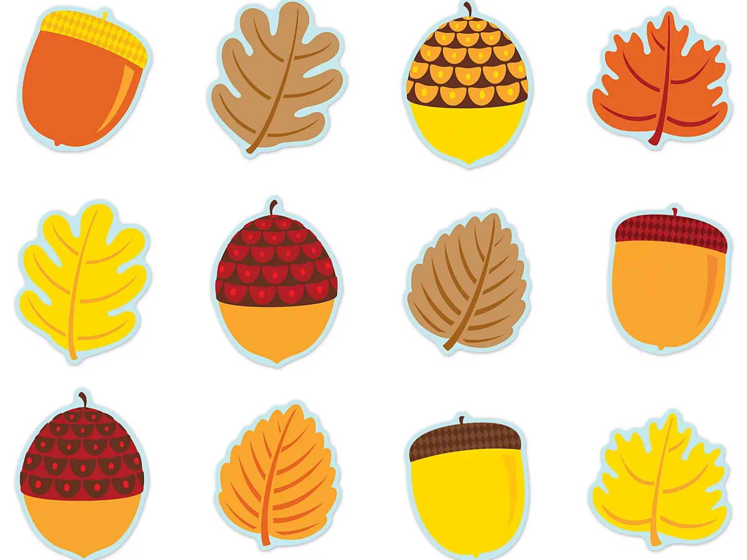 Fall Leaf & Acorn Accents