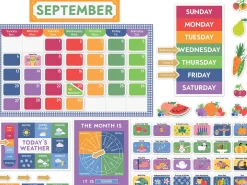 Farmers Market Calendar Bulletin Board Set