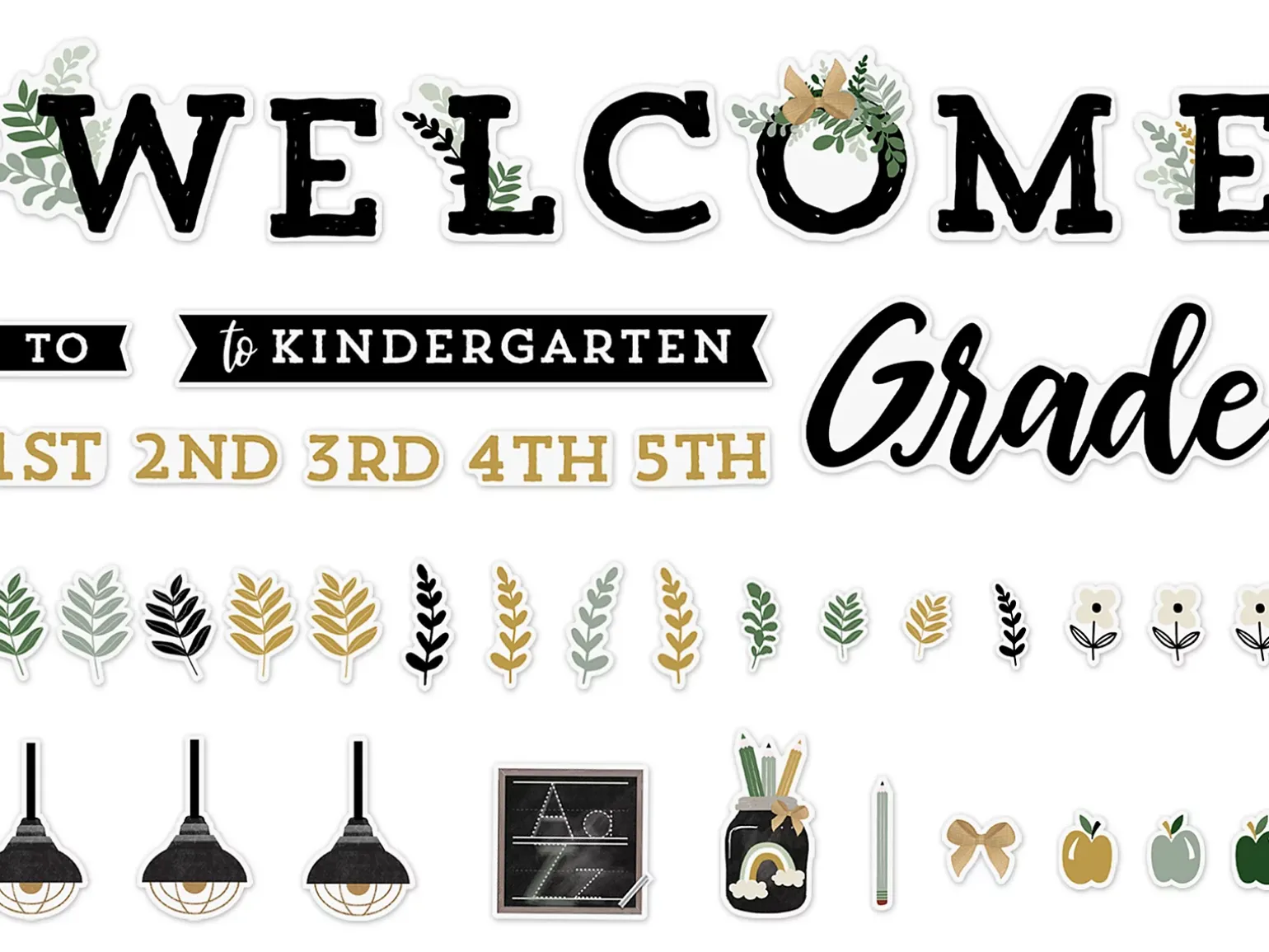 Farmhouse Welcome Bulletin Board Set