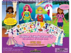 Fashion Friends Dress-Up Reusable Sticker Pad