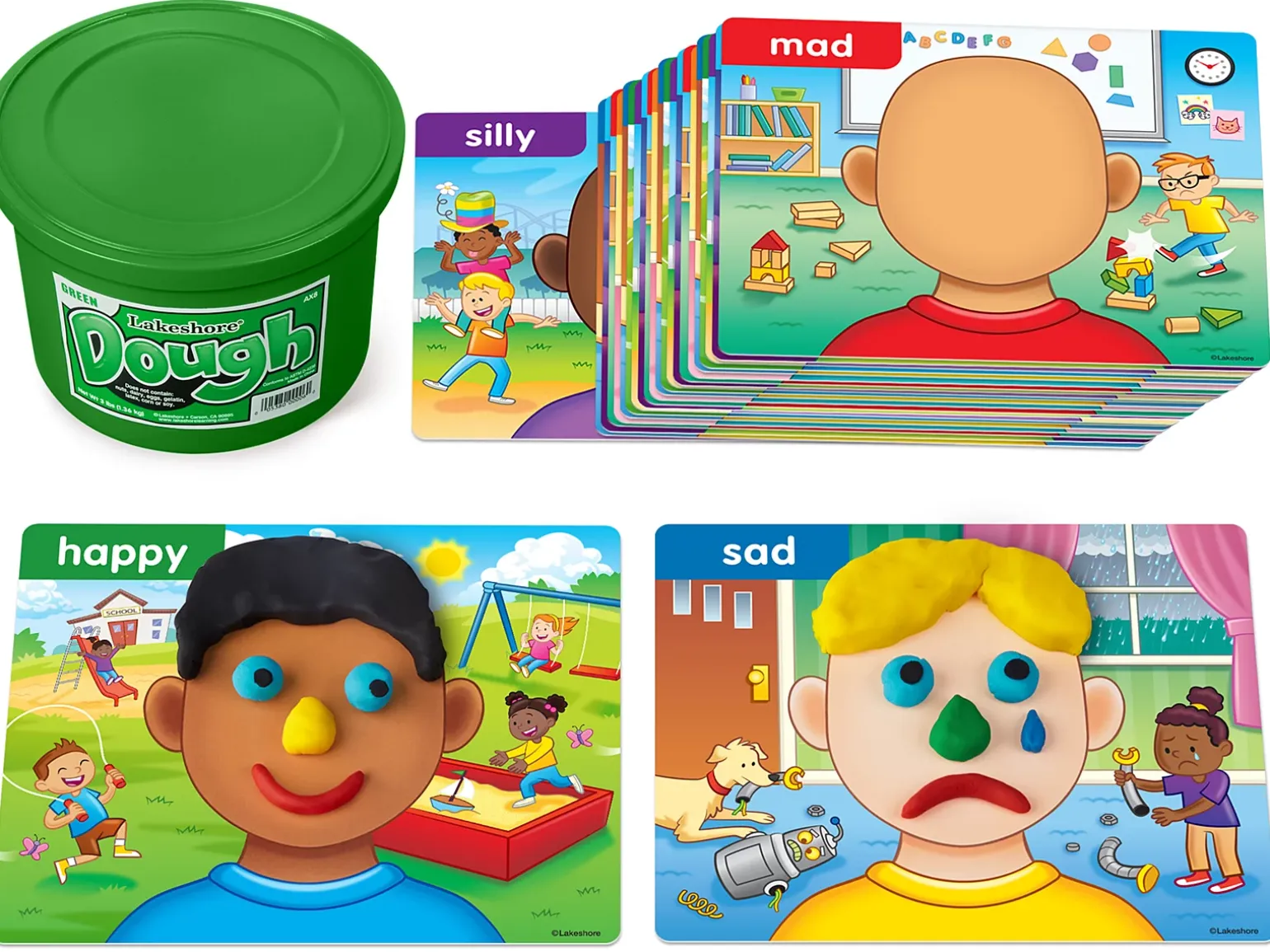 Feelings & Emotions Dough Mats