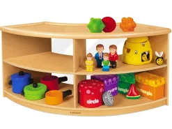 First Steps® Curved Storage Center with Acrylic Back