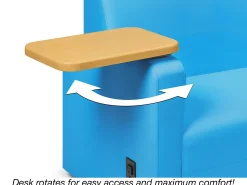 Flex-Space Comfy Chair with Desk & Power Zone