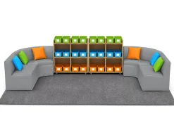 Flex-Space Comfy Couch Reading & Research Zone
