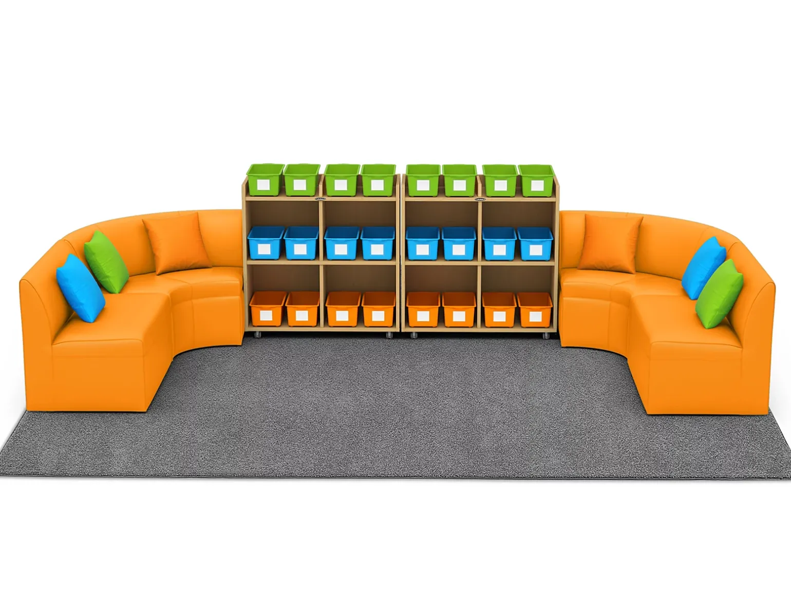 Flex-Space Comfy Couch Reading & Research Zone