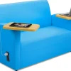 Flex-Space Comfy Couch with Desks & Power