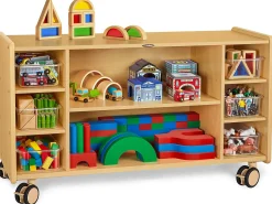 Flex-Space Jr.® Mobile Cubbies & Shelves Storage Unit