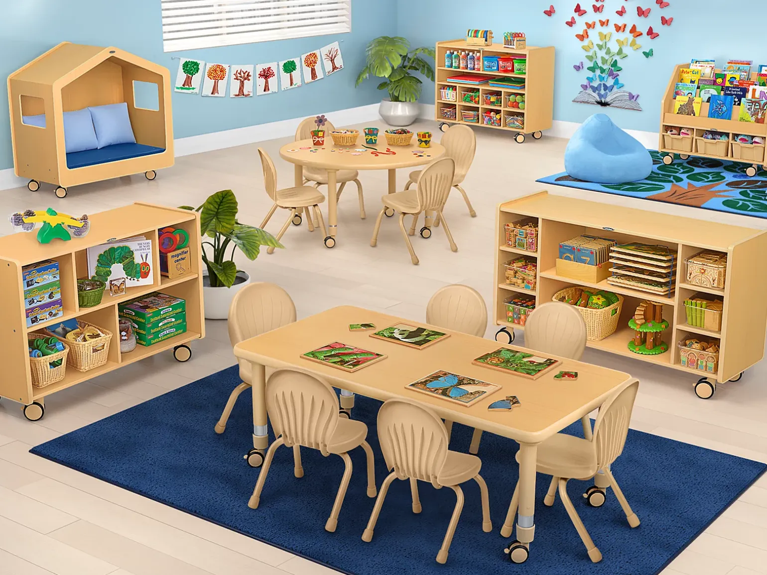 Flex-Space Jr.® Mobile Group Table