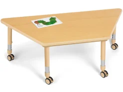 Flex-Space Jr.® Mobile Trapezoid Table