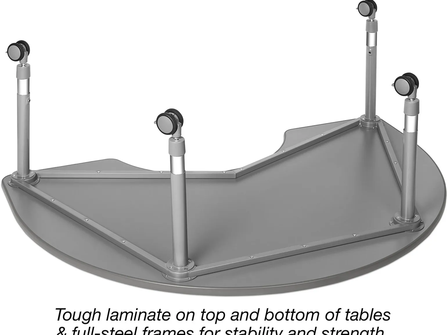 Flex-Space Mobile Group Table - Maple