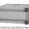 Flex-Space Mobile Locking Storage Cabinet - Gray