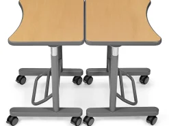 Flex-Space Mobile Standing Desk - Maple