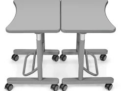 Flex-Space Mobile Standing Desk - Gray
