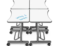 Flex-Space Write & Wipe Mobile Standing Desk