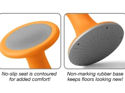 Flex-Space Write & Wipe Table & Wobble Chairs Bundle