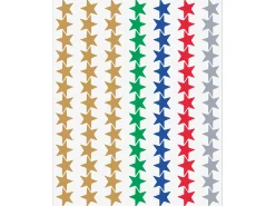 Foil Star Mini Stickers - Value Pack