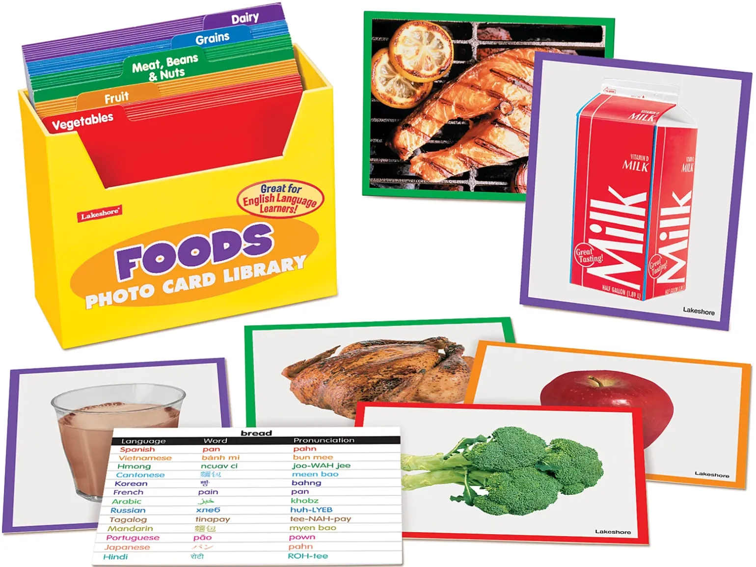 Foods Vocabulary Development Photo Card Library