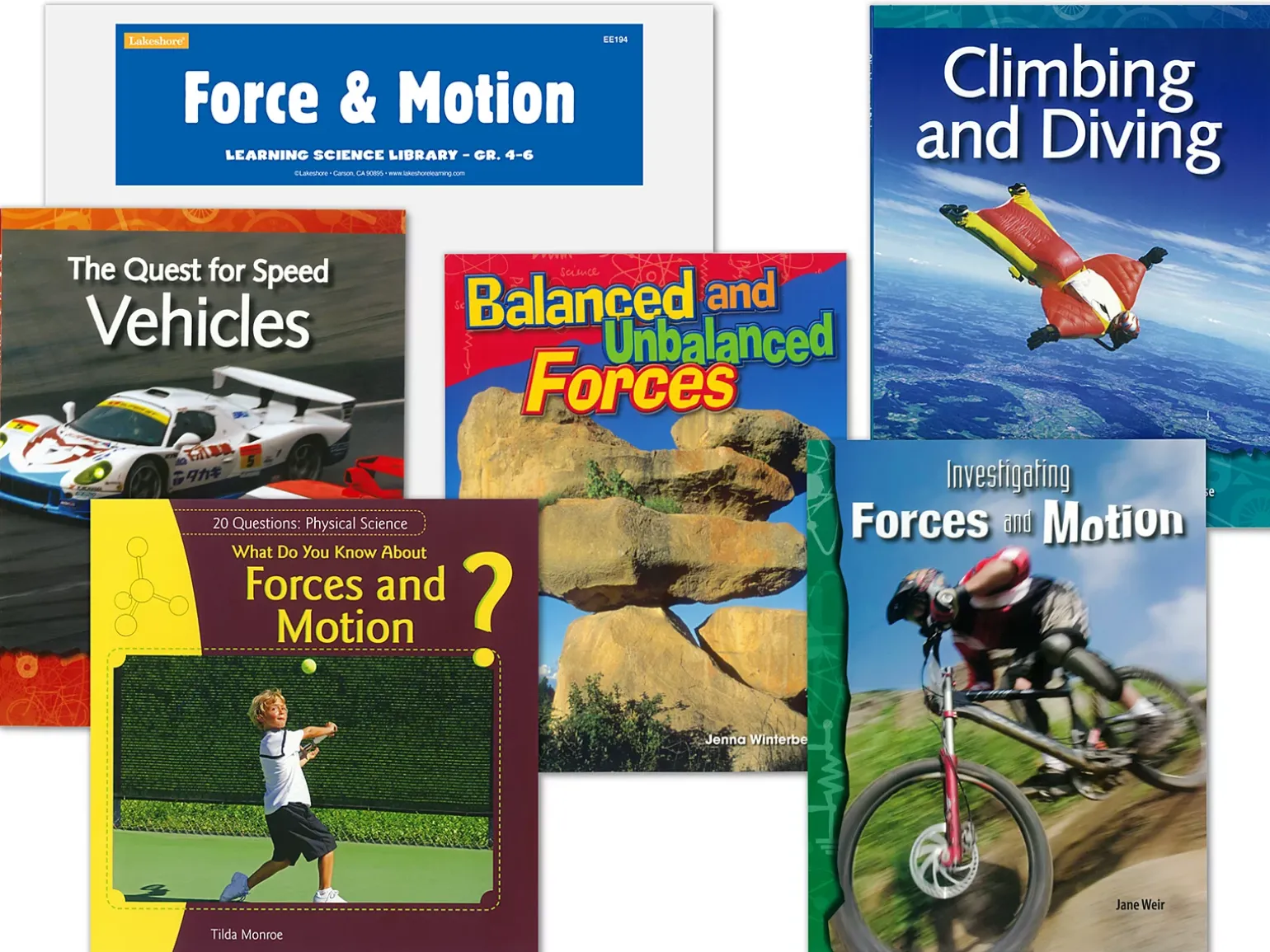 Force & Motion Book Library - Gr. 4-6
