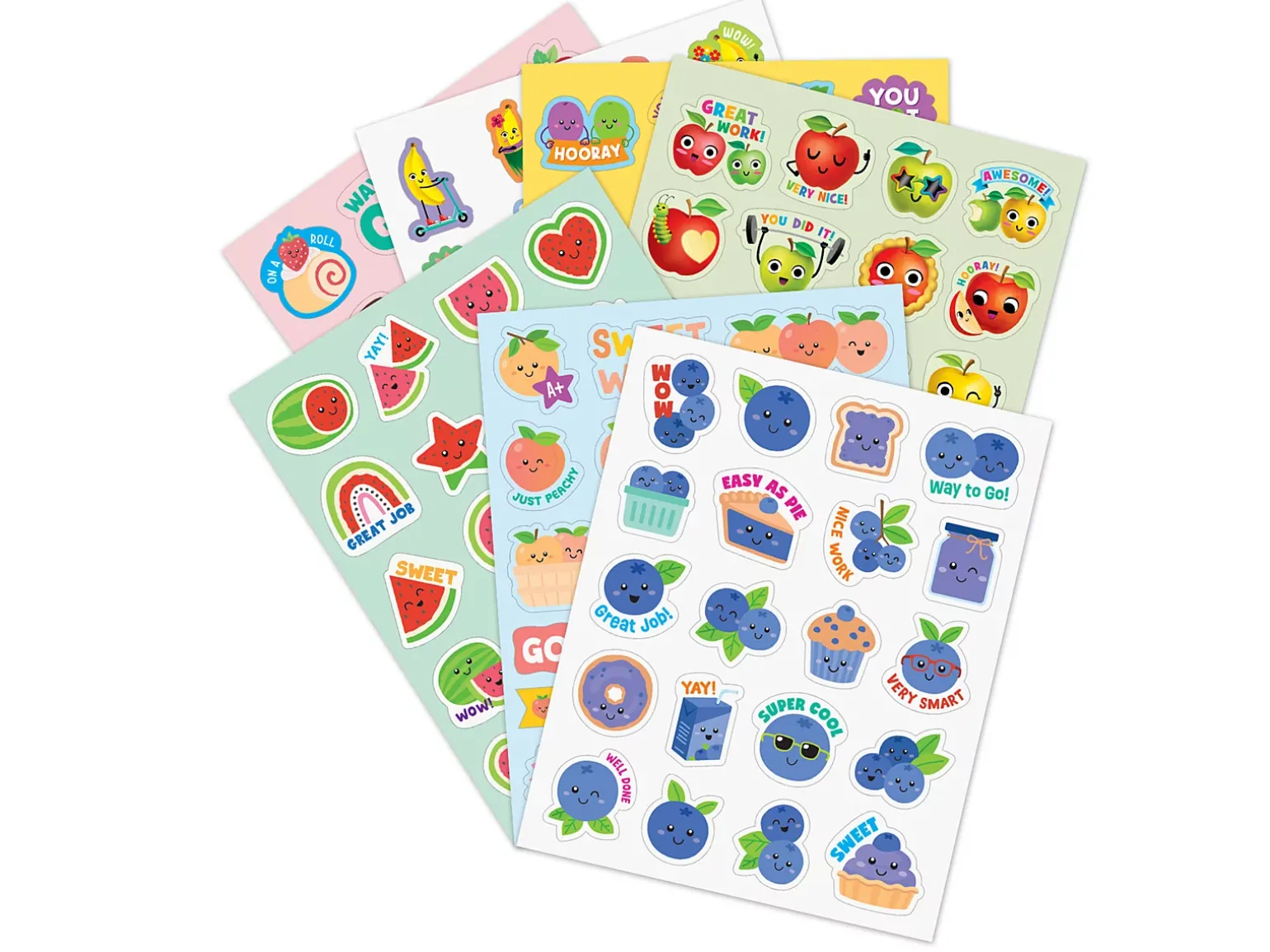 Fruit-Scented Stickers - Variety Pack