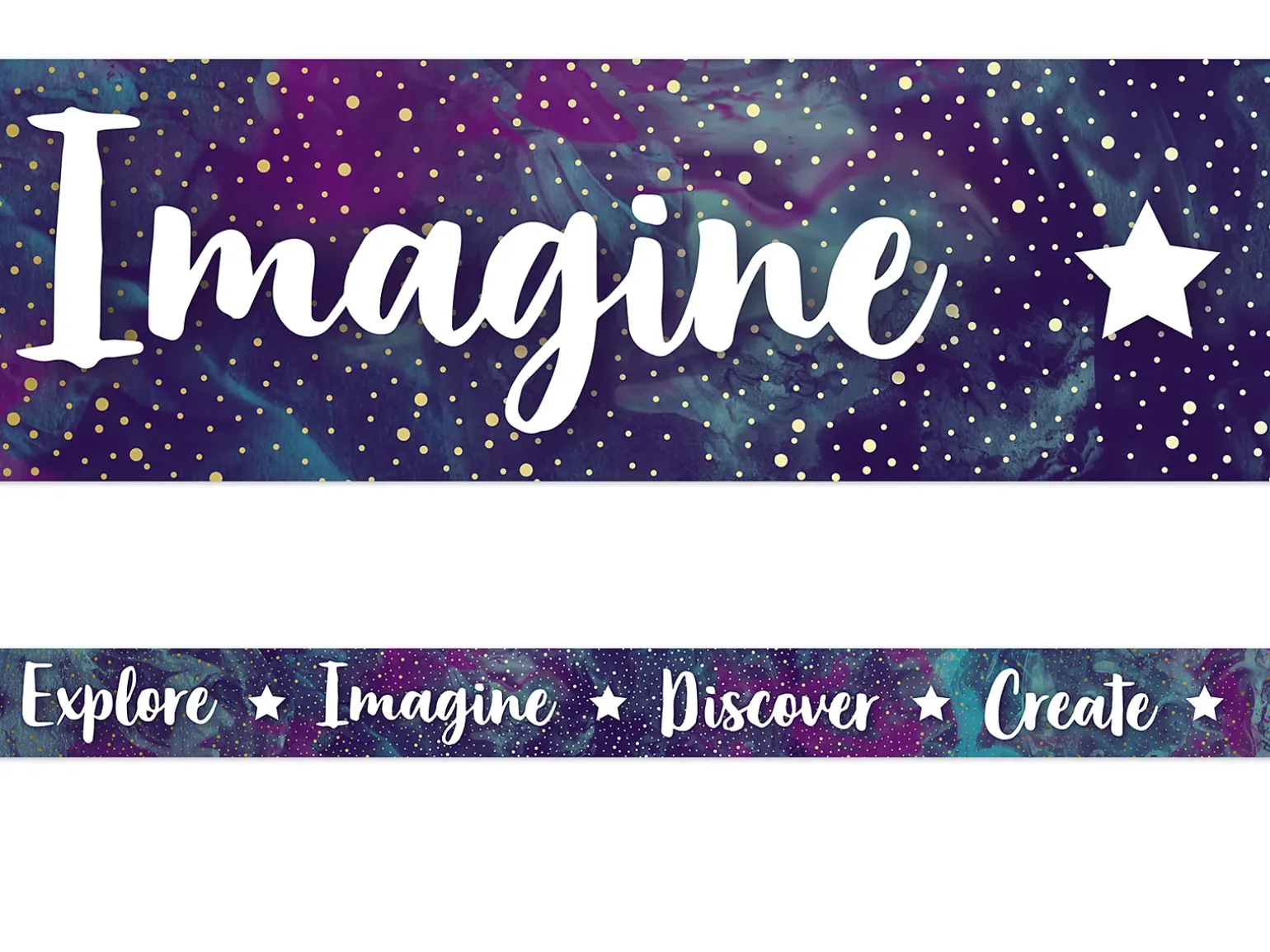 Galaxy Motivational Border