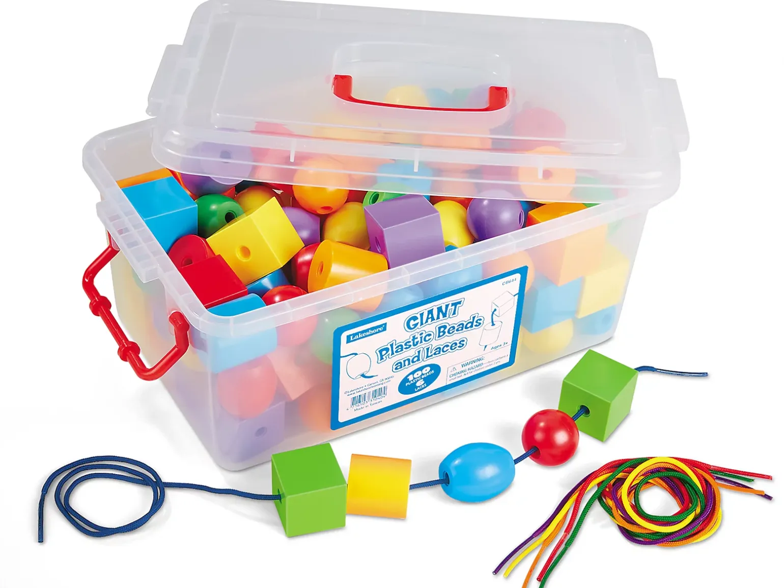 Giant Plastic Beads and Laces