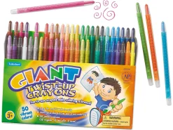 Giant Twist-Up Crayons - Set of 50