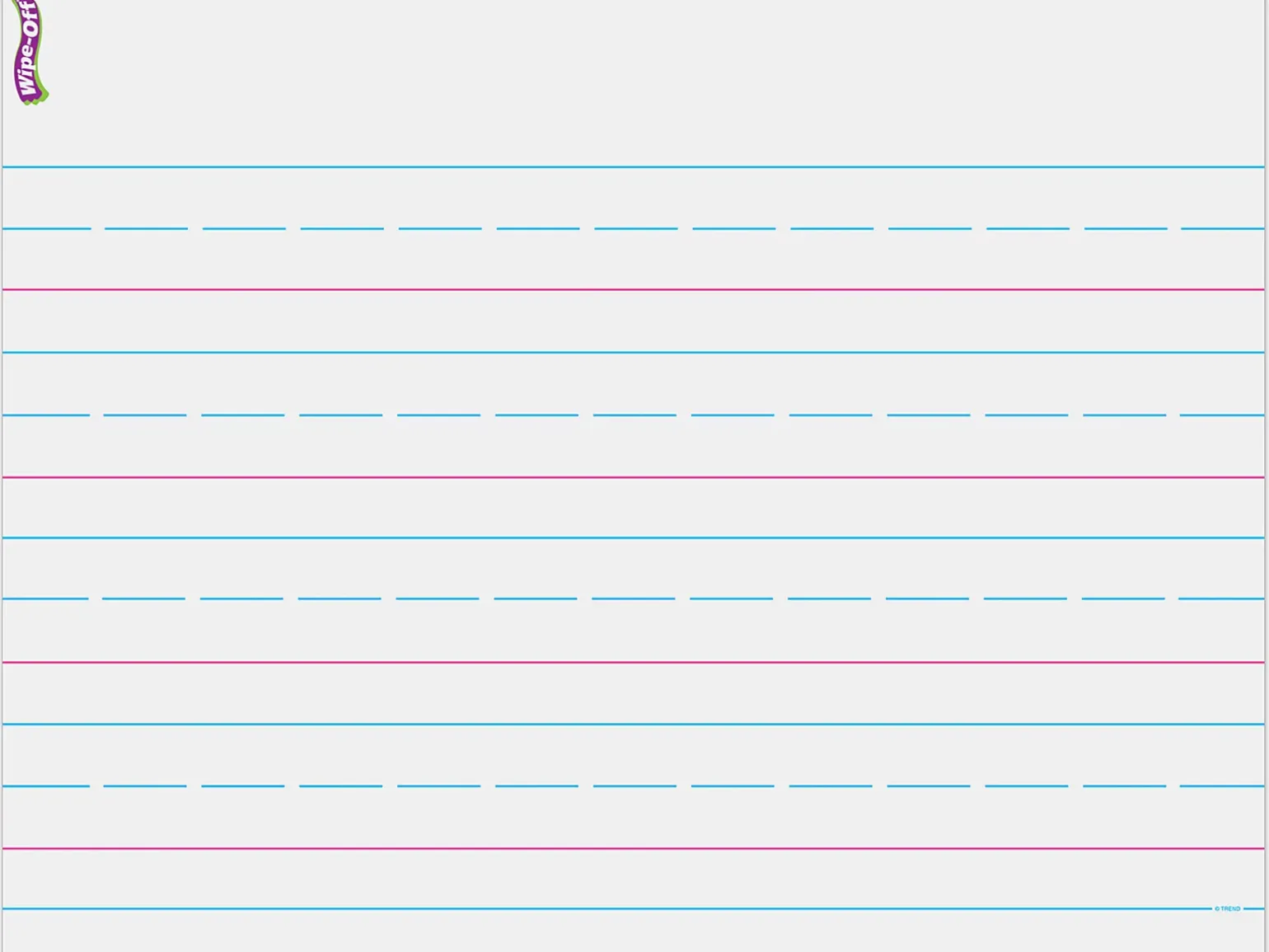 Giant Write & Wipe Handwriting Pages