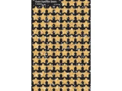 Gold Sparkling Star Mini Stickers