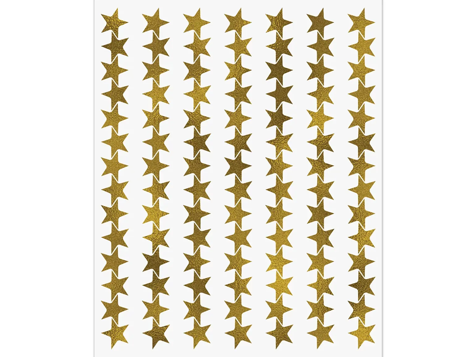 Gold Star Mini Stickers