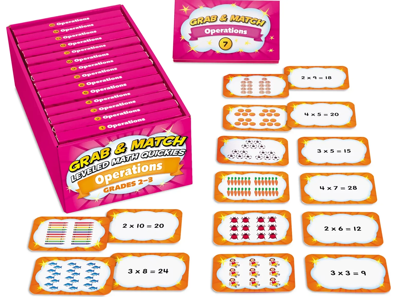 Grab & Match Leveled Operations Quickies - Gr. 2-3