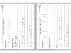 Handwriting Practice Workbook - K-Gr. 1