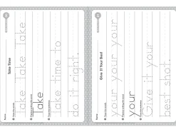 Handwriting Practice Workbook - K-Gr. 1