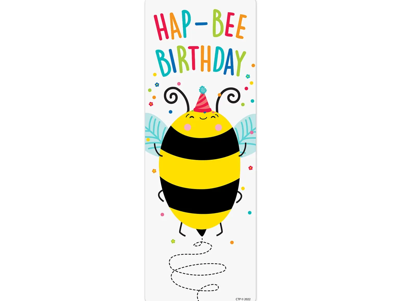 Hap-Bee Birthday Bookmarks