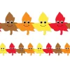 Happy Fall Leaves Border