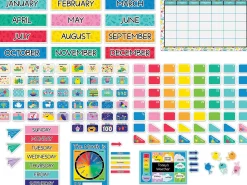 Happy Place Calendar Bulletin Board Set