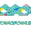 Happy Place Paper Airplane Scalloped Border