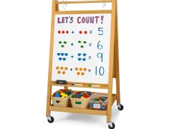 Hardwood Mobile Teaching Easel