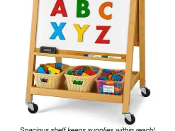 Hardwood Mobile Teaching Easel