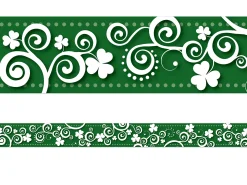 Hearts & Clovers Double-Sided Holiday Border