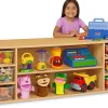 Heavy-Duty Low Cubbies & Shelves Storage Unit