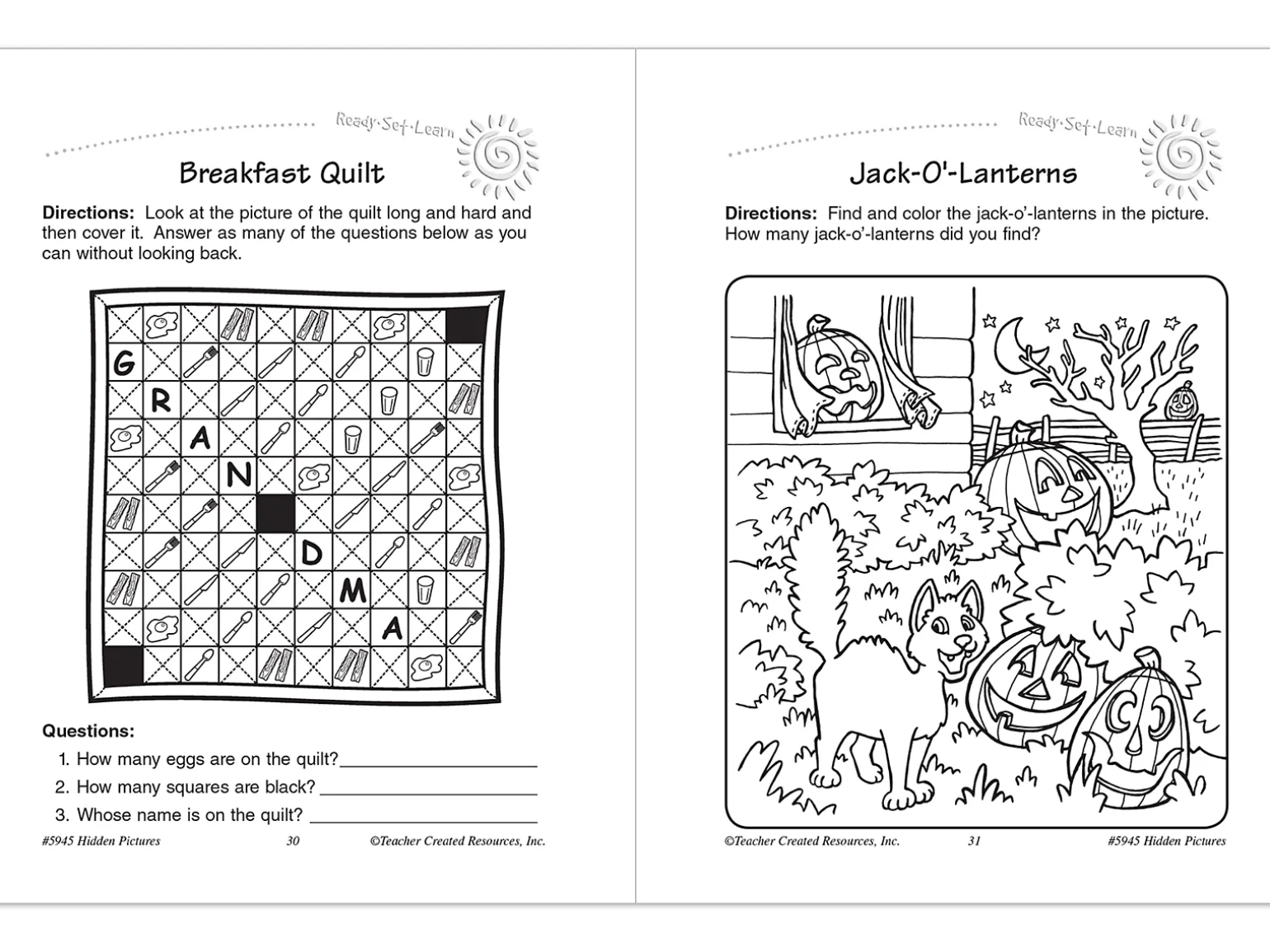 Hidden Pictures Workbook - Gr. 1-2