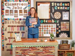 Home Sweet Classroom Corrugated Metal Border