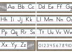 Home Sweet Classroom Traditional Manuscript Bulletin Board Set