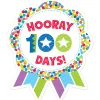 Hooray 100 Days! Ribbon Badges