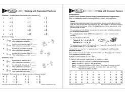 How to Work with Fractions, Decimals & Percents Workbook